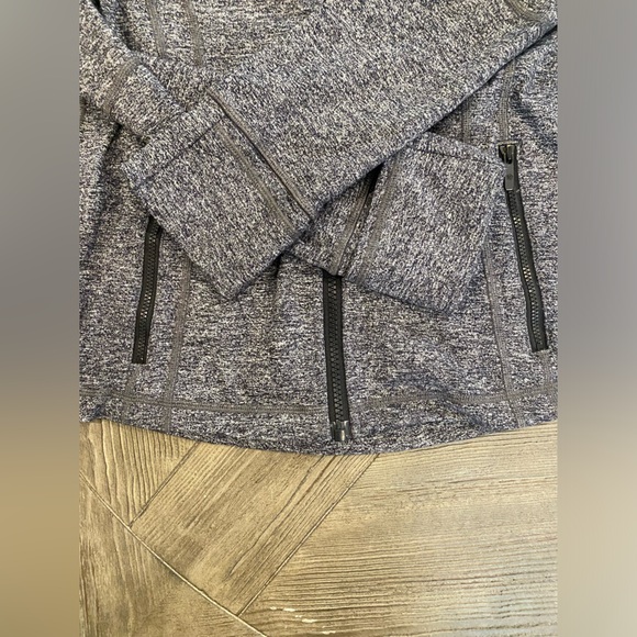 Lululemon Define Long Sleeve Jacket Full-Zip Pockets Heathered Black Women's 10 - Picture 6 of 8